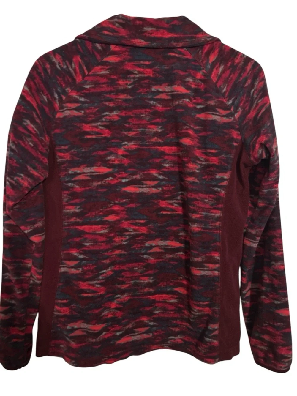 Columbia Quarter Zip Fleece Pullover Multicolor Women’s Large Gorpcore - Picture 3 of 6